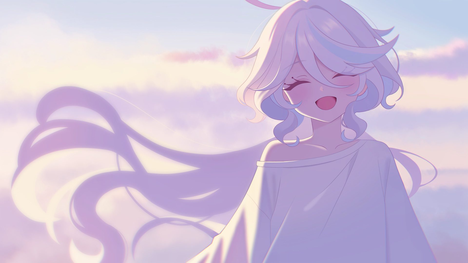 3qw16y 3840×2160 Furina (Genshin Impact) Genshin Impact smiling fuminccho open mouth