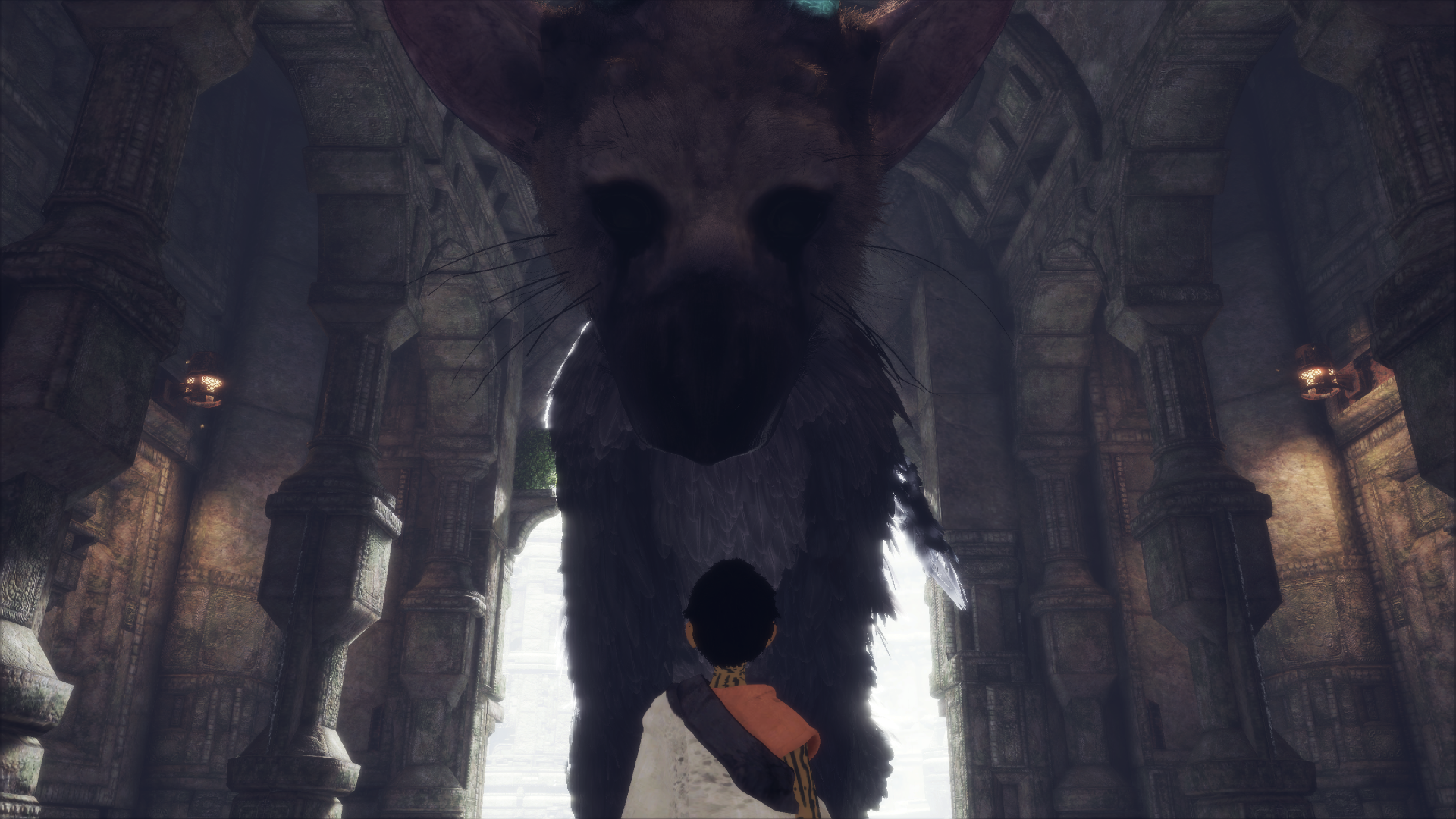d8k7wo 3840×2160 The Last Guardian children looking up video games digital art