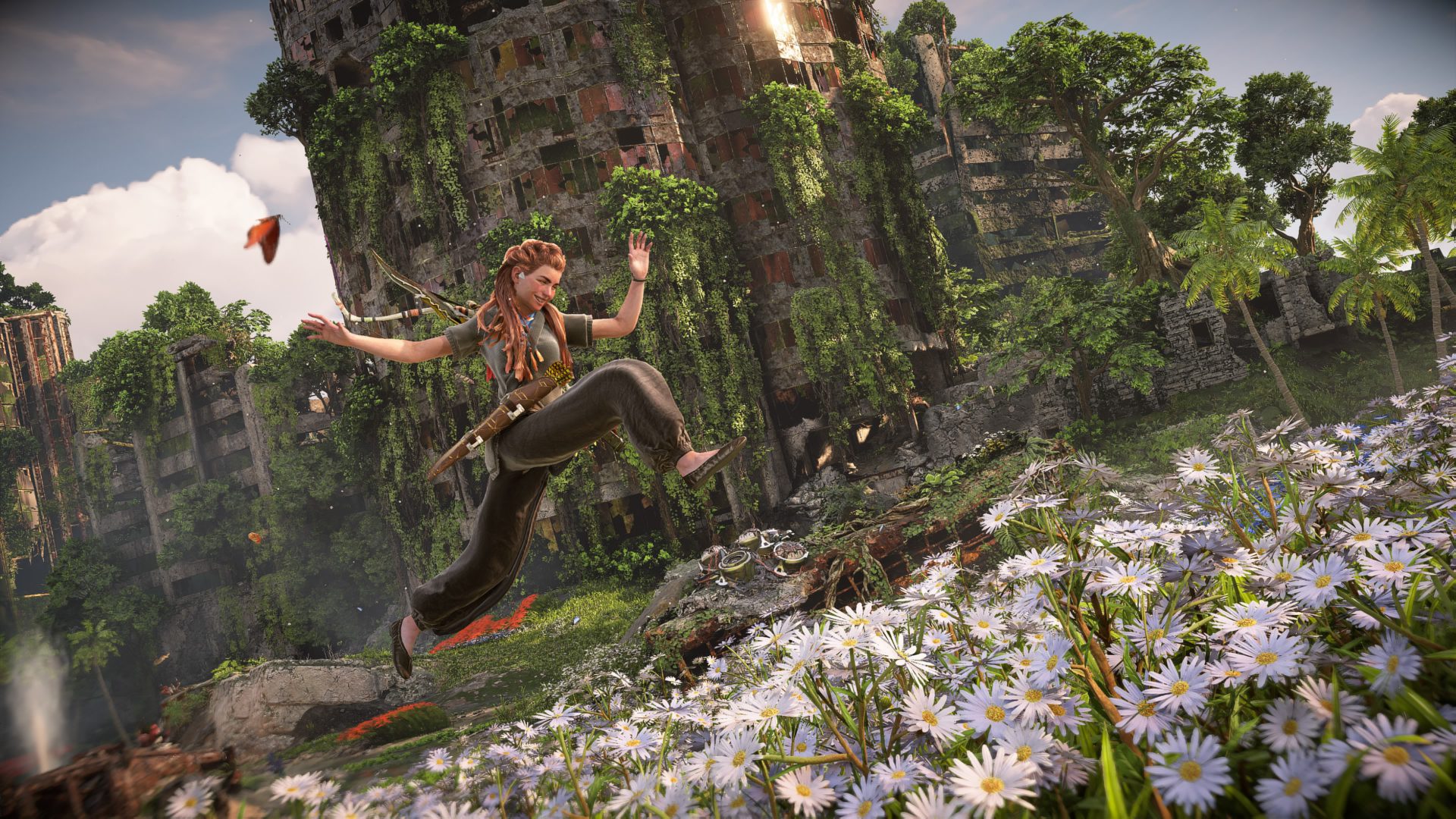 zpqexw 3840×2160 Horizon Forbidden West Horizon Forbidden West (Burning Shores) Aloy (Horizon: Zero Dawn) Guerrilla Games butterfly