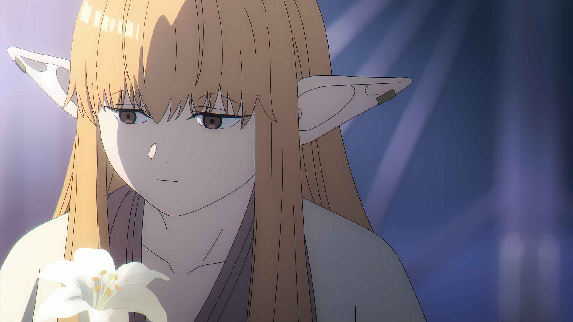 yqe6yx 3840×2160 Sousou No Frieren Serie (Sousou no Frieren) anime screenshot long hair pointy ears