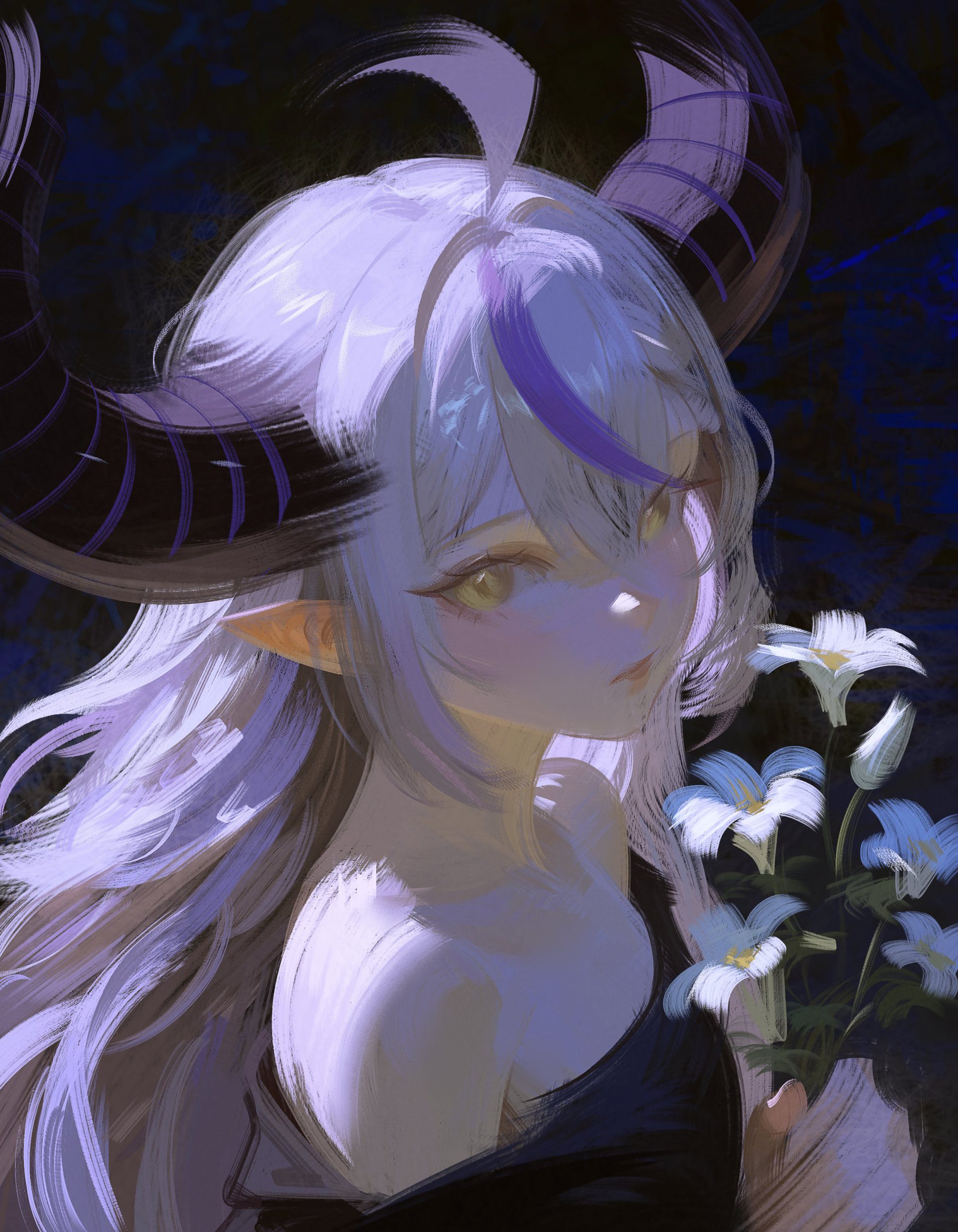 5y5v38 2480×3189 Hololive Laplus Darknesss Nyte_Tyde portrait display simple background