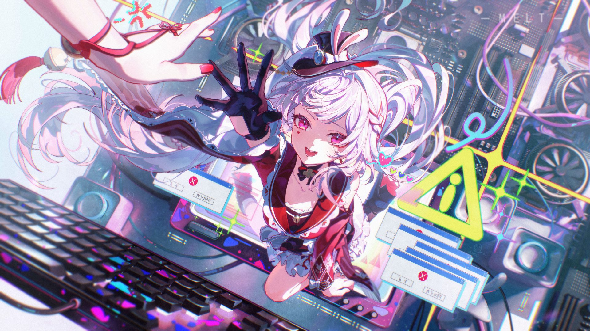 qr3kor 3721×2093 Sparxie (Honkai: Star Rail) Honkai: Star Rail Meirong ultrawide arms reaching