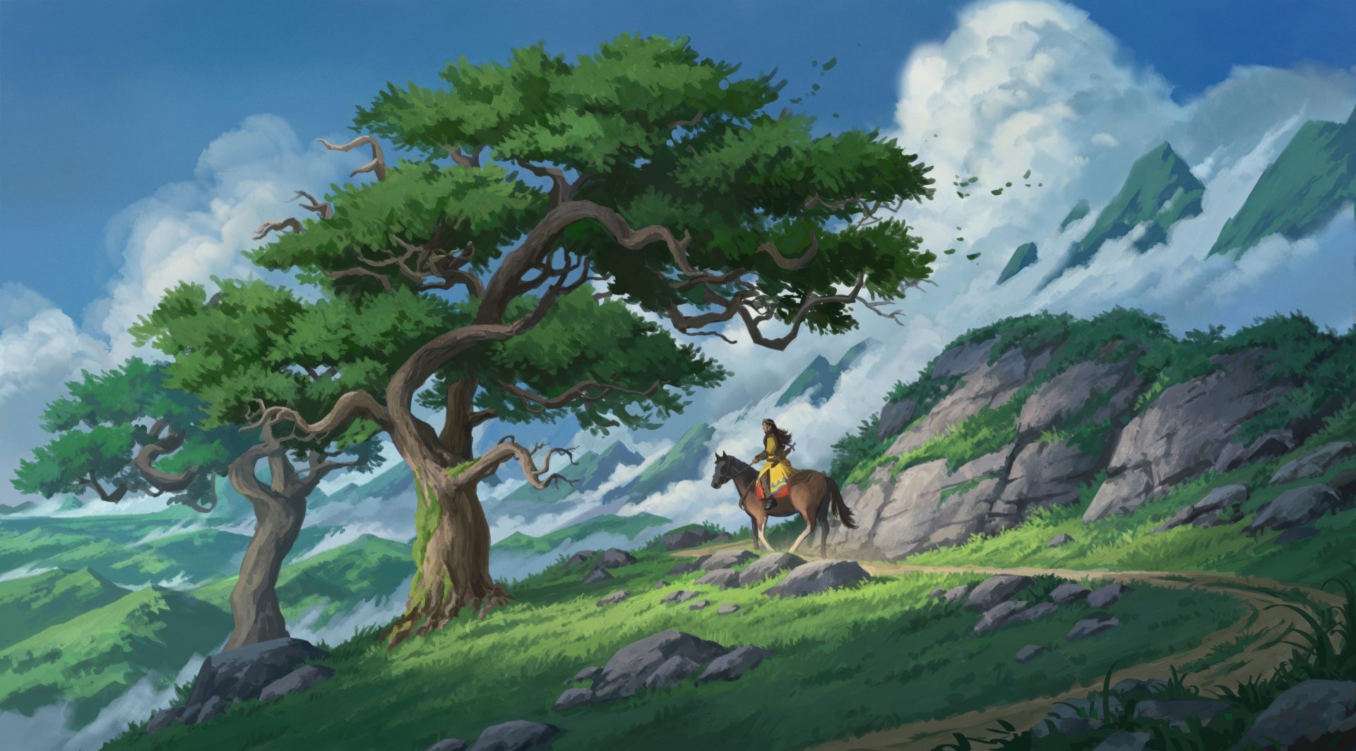 qr3krd 3000×1662 Joris Halgand digital art artwork illustration digital painting