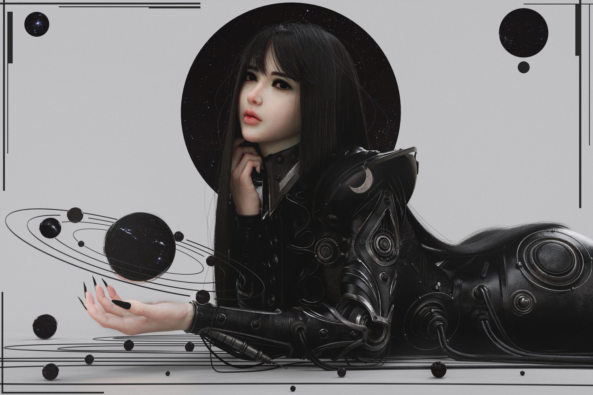 zpq7mw 3601×2400 Dylan Kowalski digital art artwork illustration women