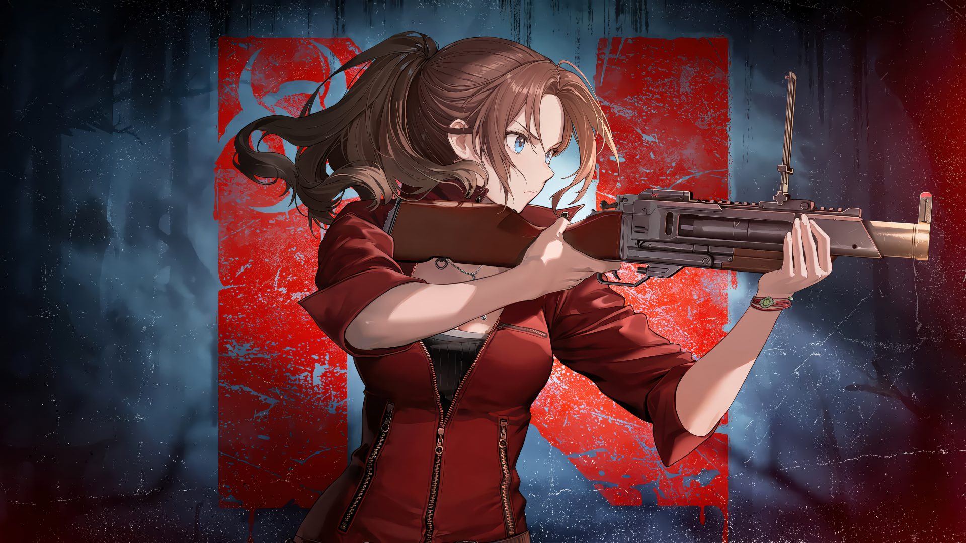 lywllq 3840×2160 Nikke: The Goddess of Victory Resident Evil Claire Redfield video games video game characters