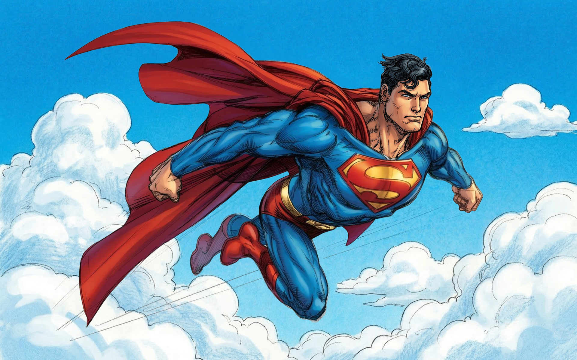 xe7qgz 2560×1600 Superman DC Comics flying comic character comics