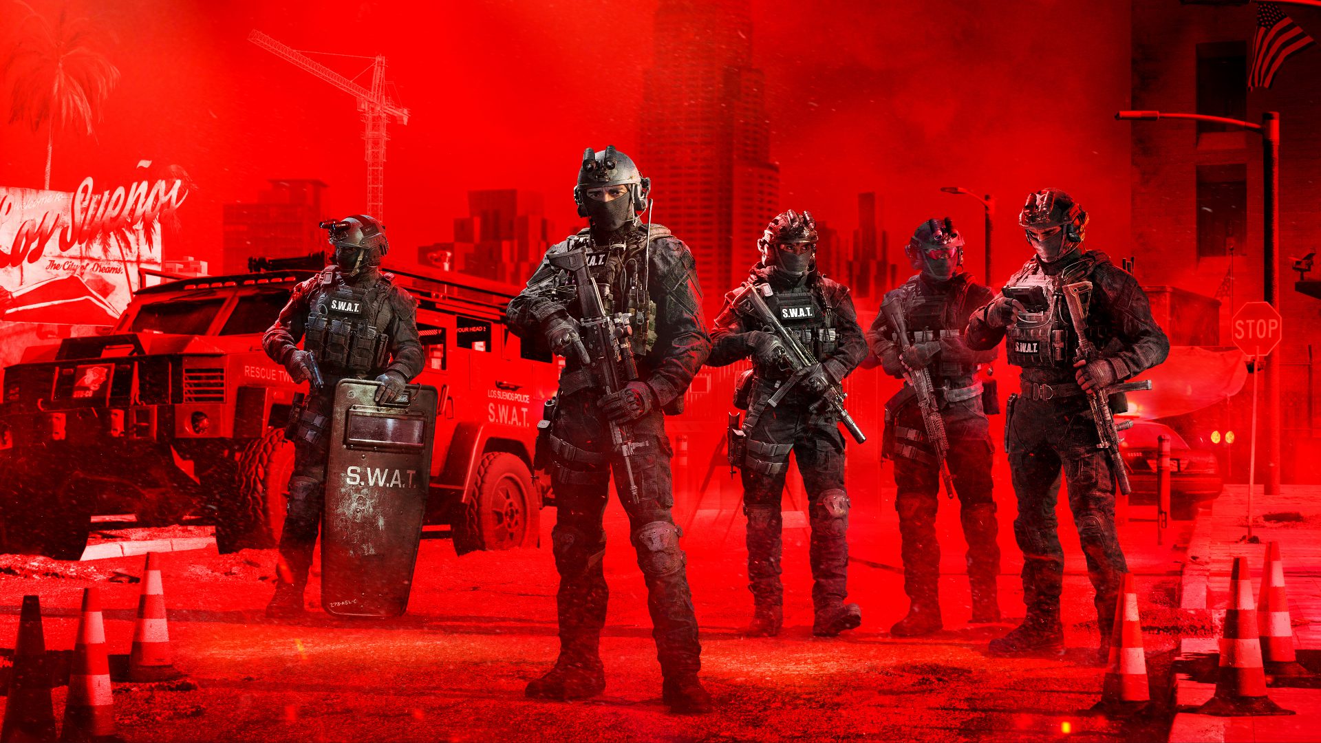 lywldp 3840×2160 Ready or Not video games video game characters SWAT police