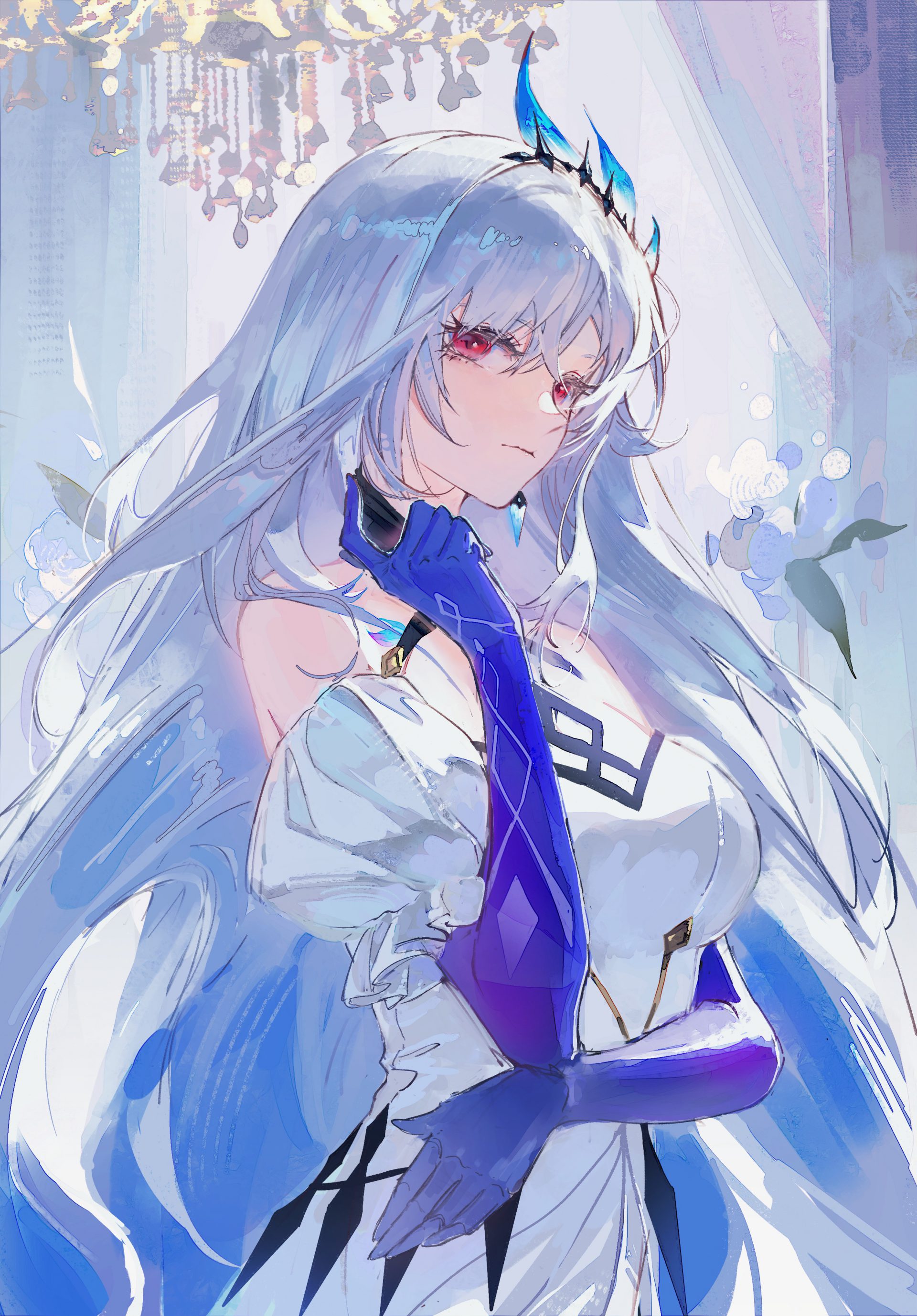 9o2q8d 2586×3711 Genshin Impact artwork Skirk (Genshin Impact) anime anime girls