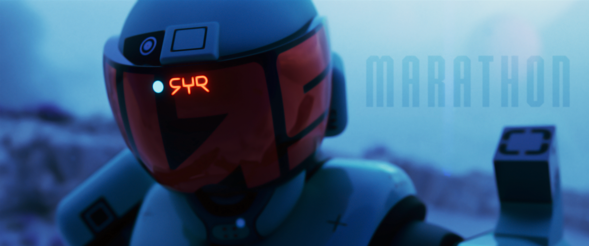 rqy8m1 3440×1440 Destroyer (Marathon) video game characters CGI Marathon (game) closeup