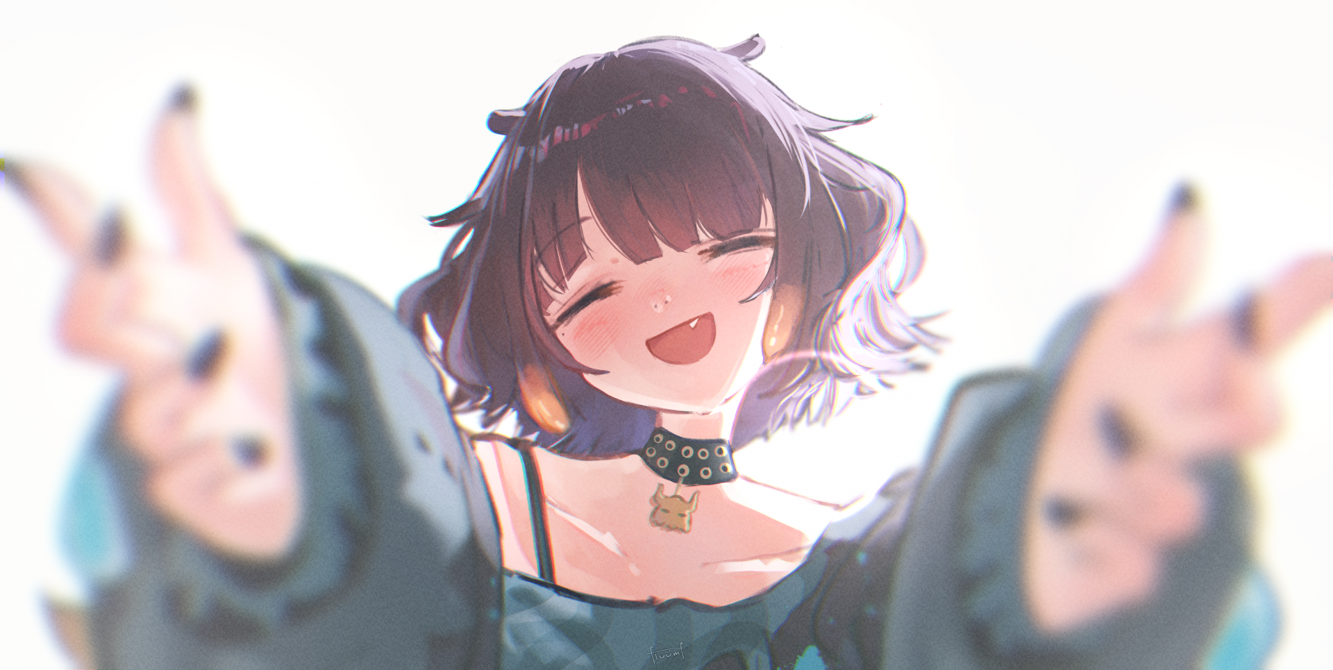 je1gp5 4041×2030 anime Ninomae Ina’nis Hololive Virtual Youtuber closed eyes