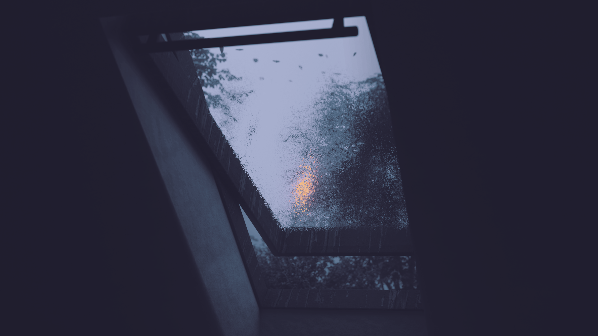 k81oj1 7680×4320 rosepine window low light rain trees