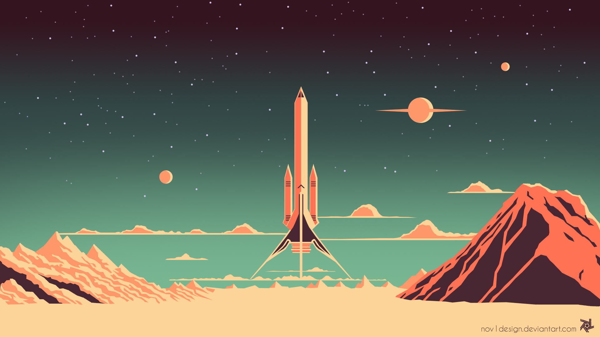 8gkq8o 3840×2160 Greg Taylor digital art illustration space science fiction