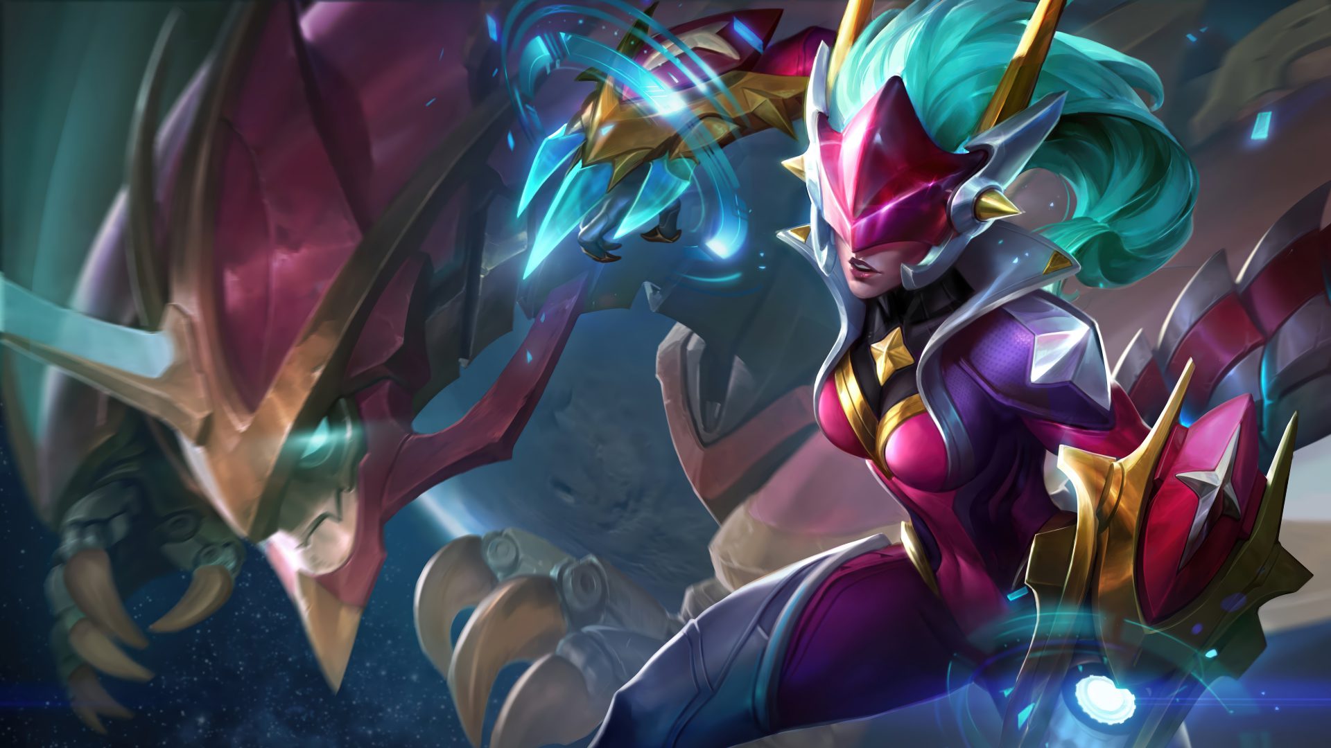 zpqw5g 7680×4320 video games GZG Riot Games digital art League of Legends