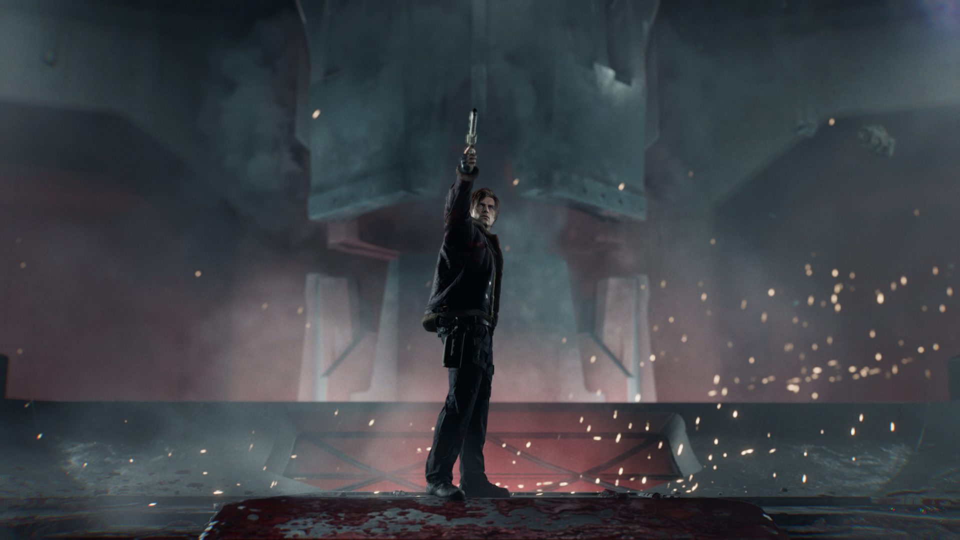 powd6m 2560×1440 Leon Kennedy Resident Evil standing video game characters CGI