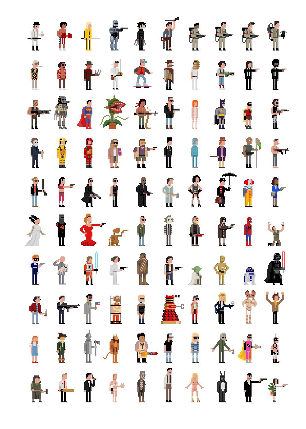 general 6l2ykx 1000×1402 pixel art pixelated pixels movies movie characters