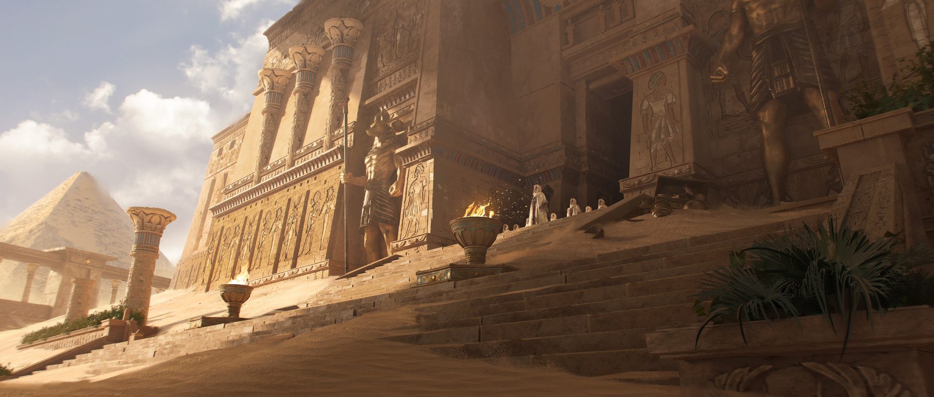 general qrg36l 3840×1634 Wogan ArtStation ultrawide sky clouds