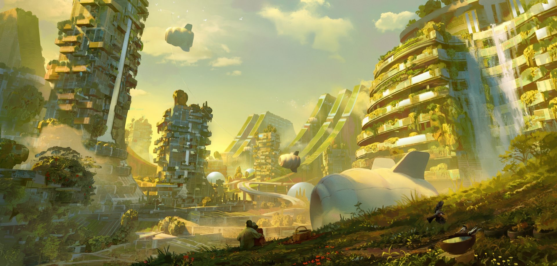 general 3q5386 3000×1436 digital painting artwork illustration digital art solarpunk