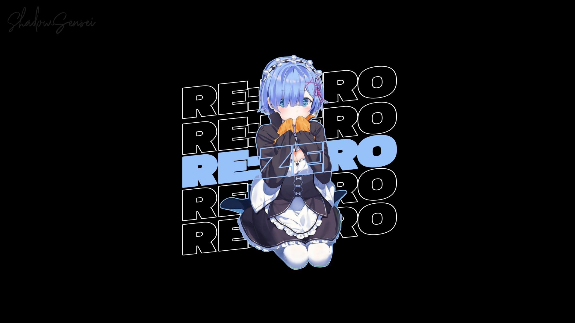 anime e8e31k 4619×2598 Re:Zero Kara Hajimeru Isekai Seikatsu Rem (Re:Zero) maid digital art illustration