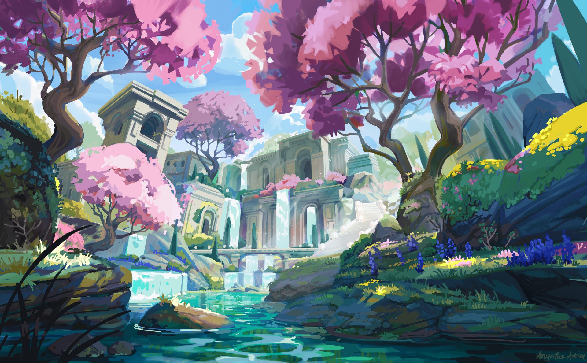 general mlw2l9 4000×2472 Anya Jo Elvidge nature landscape digital art artwork