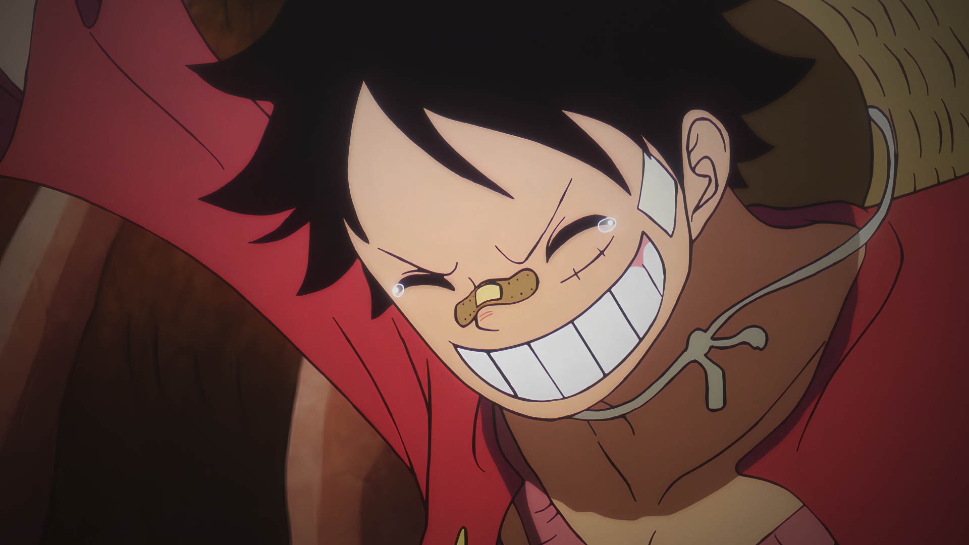 anime e8ewzo 3840×2160 Monkey D. Luffy One Piece anime upscaled face