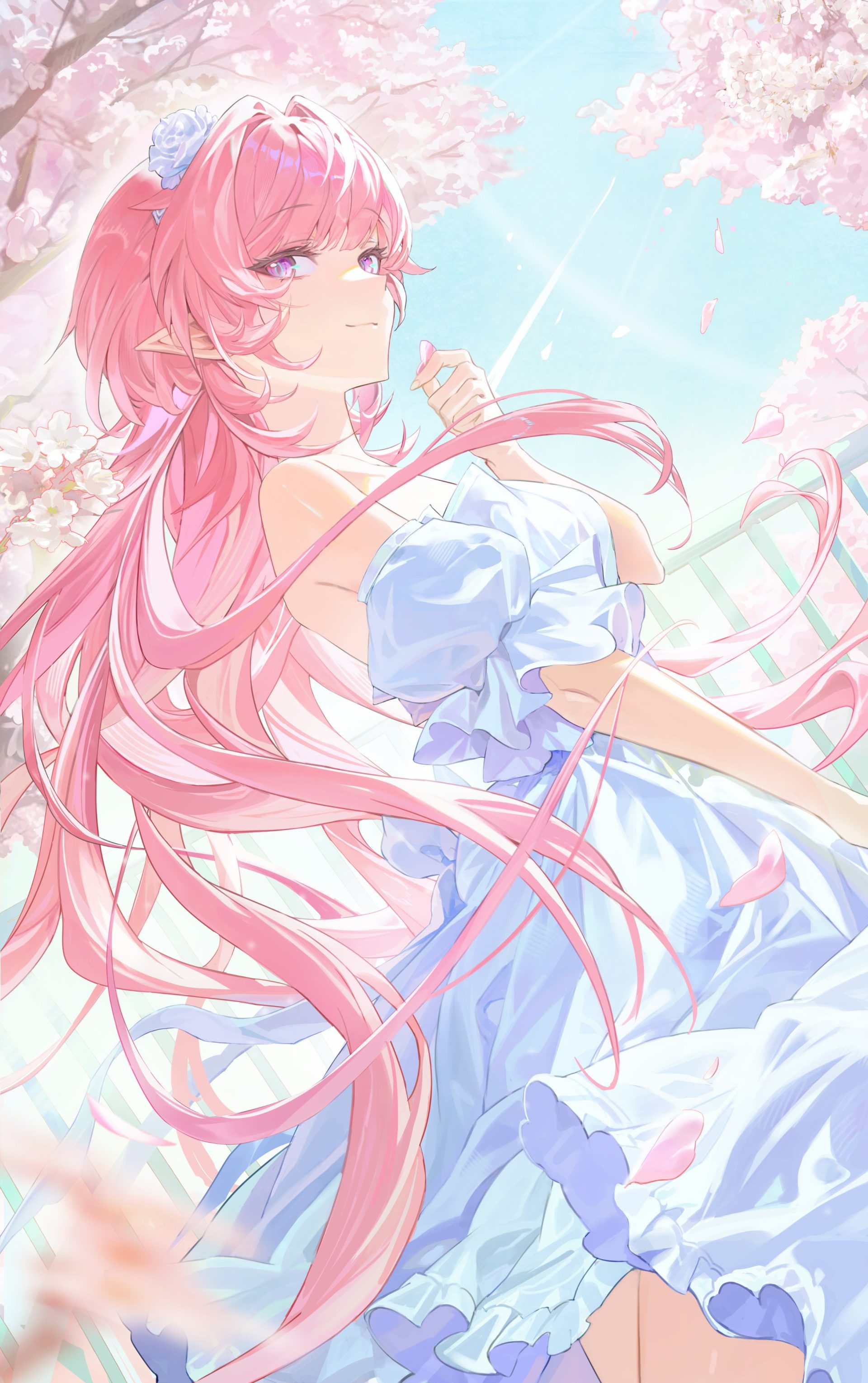 anime 21936g 2572×4096 Honkai: Star Rail artwork Cyrene (Honkai: Star Rail) anime anime girls