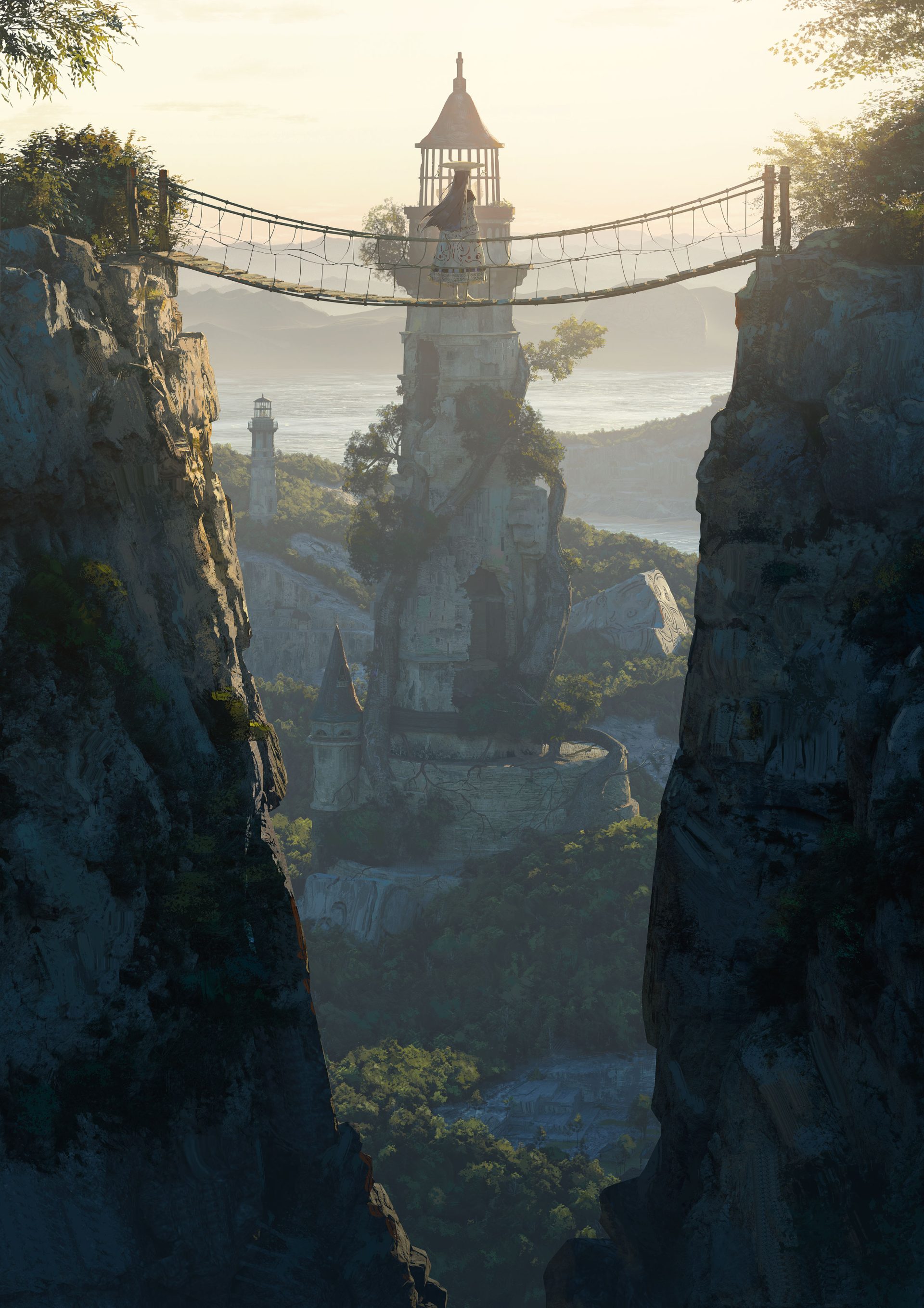 general 7jwrle 2480×3508 lighthouse cliff sky portrait display sunlight