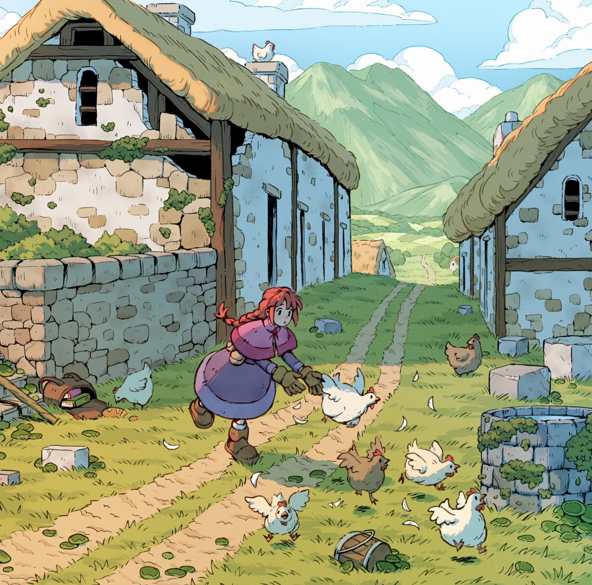 general d8edwj 3000×2965 Fjell digital art artwork illustration digital painting