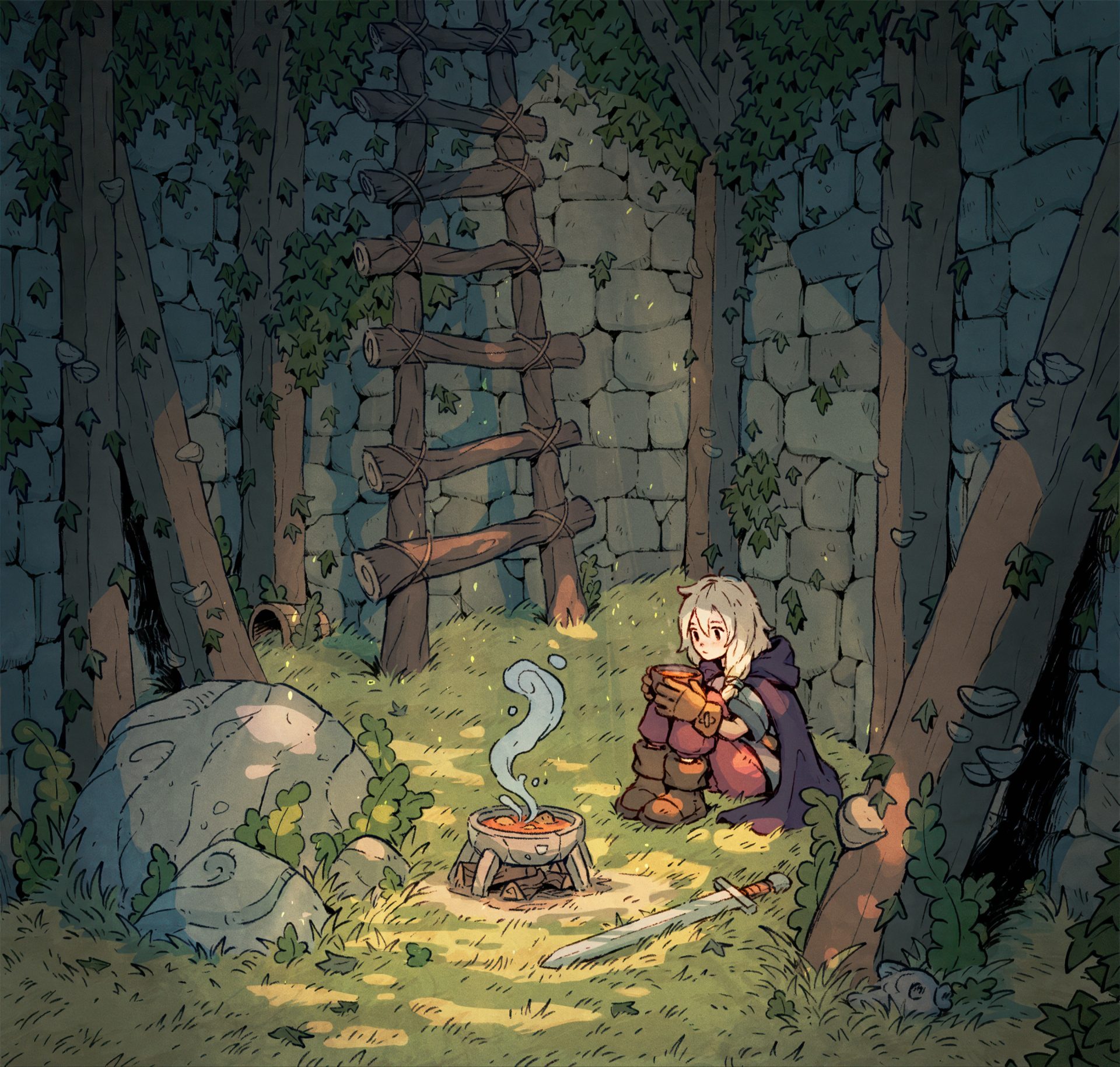 general 9o8grw 3000×2858 Fjell digital art artwork illustration digital painting