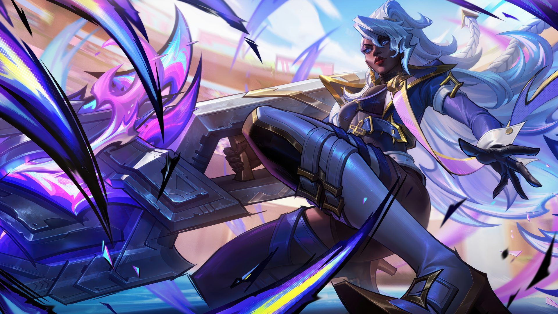 general qrgojl 7680×4320 video games GZG Riot Games digital art League of Legends