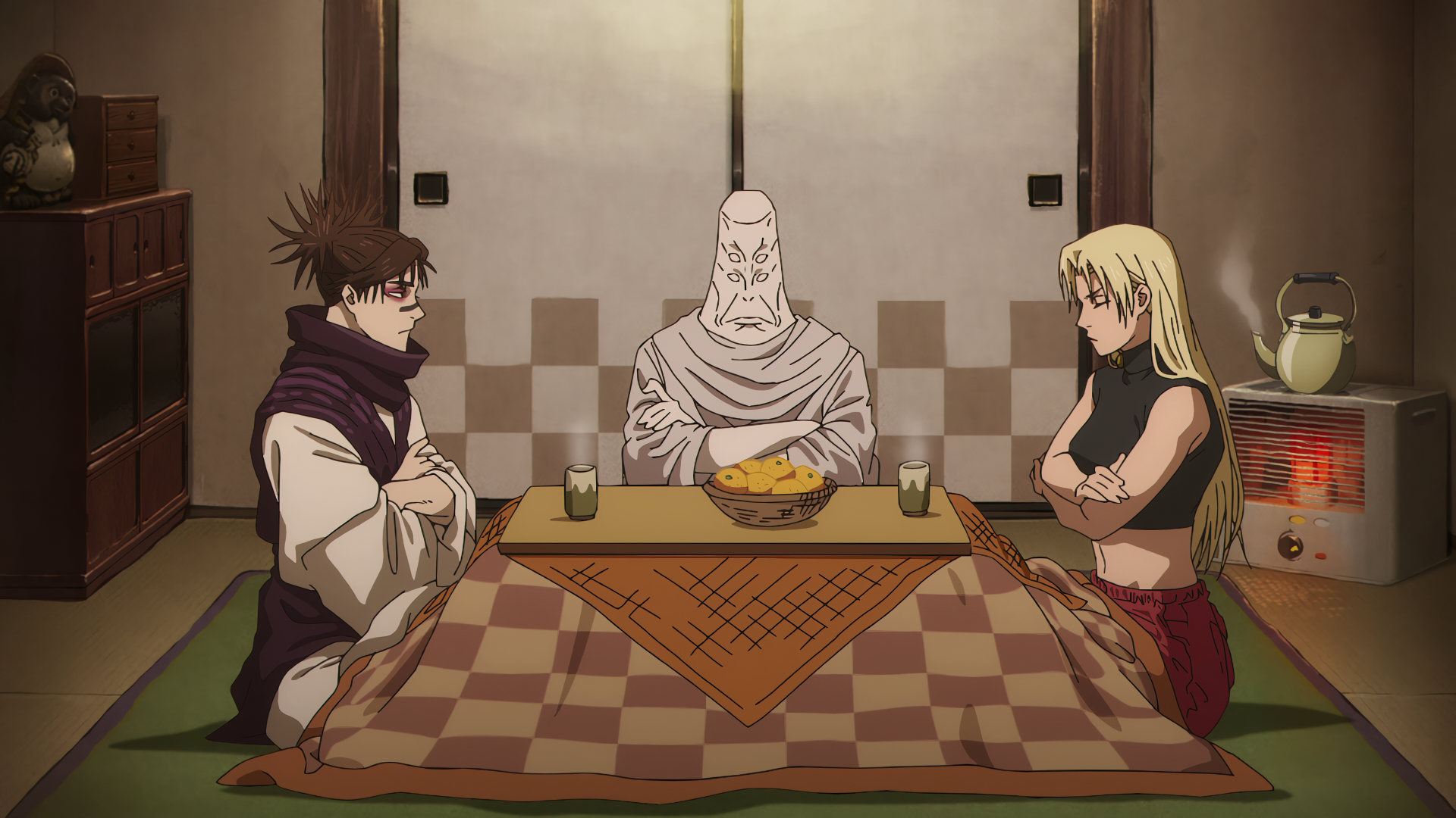 anime jekd8p 3840×2160 Choso (Jujutsu Kaisen) Tengen (Jujutsu Kaisen) Tsukumo Yuki anime anime girls