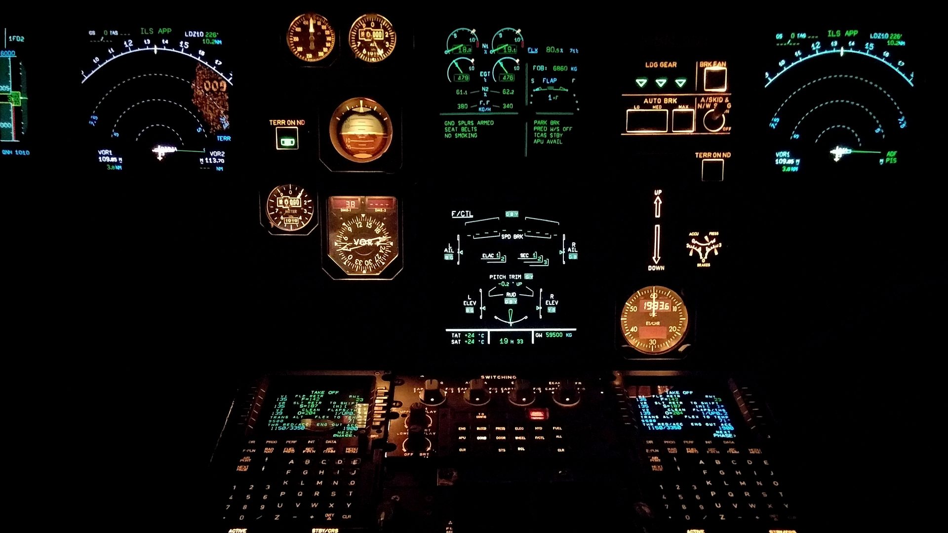 general jekjr5 3840×2160 aircraft airplane passenger aircraft cockpit instrument panel
