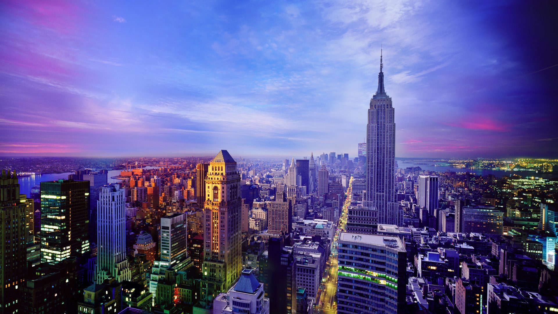 general pojp5j 3840×2160 New York City city USA sky Empire State Building