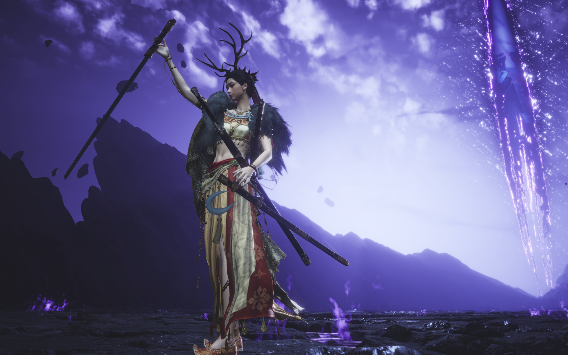 general rqo9km 5120×3200 Where Winds Meet video game characters CGI video game art screen shot